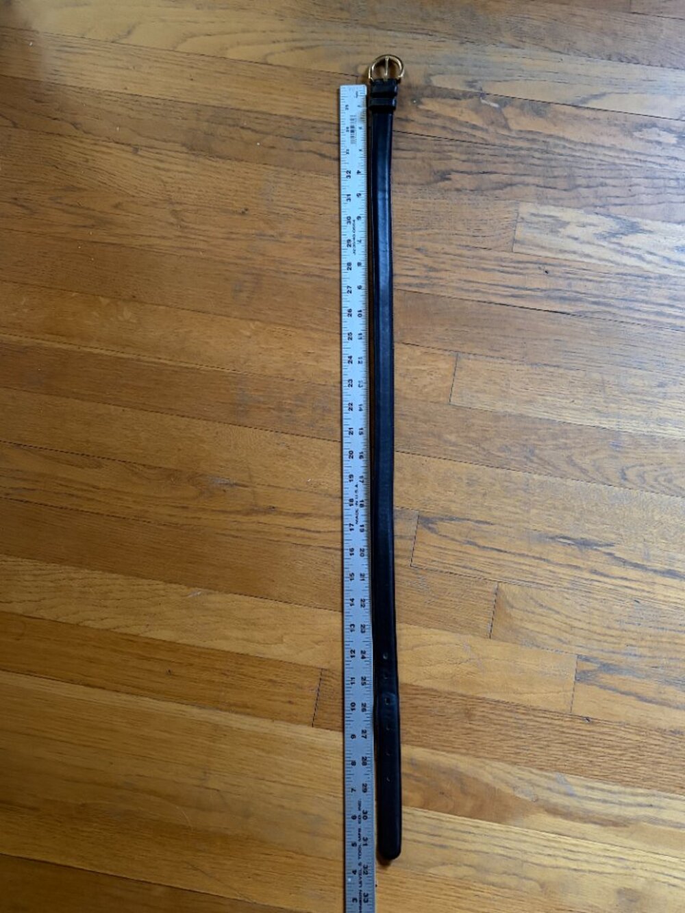 Coach Black Belt Size Small Vintage Black - Picture 2 of 5